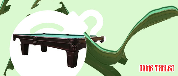 Pool table for sale at game